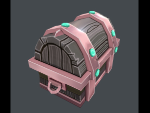 basic hand-painted chest 3D Model