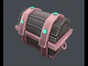 basic hand-painted chest 3D Model