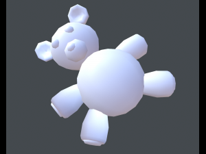 bear object Modèle 3D
