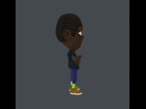 boy hand-painted 3d character 3D Model