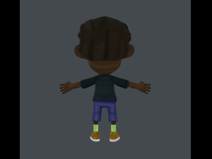 boy hand-painted 3d character 3D Model