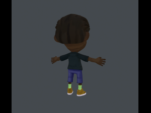 boy hand-painted 3d character 3D Model