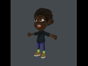 boy hand-painted 3d character 3D Model