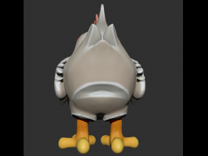 chicken zbrush sculpt Model 3D