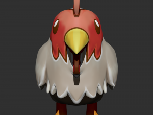 chicken zbrush sculpt Model 3D