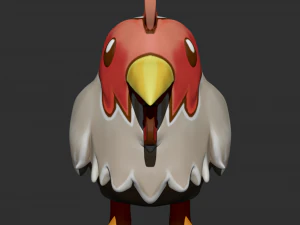 chicken zbrush sculpt 3D Model