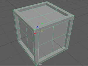 pbr low poly crate Model 3D