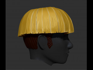 cueball hair style zbrush sculpt 3D मॉडल