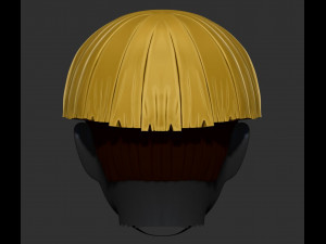 cueball hair style zbrush sculpt 3D मॉडल
