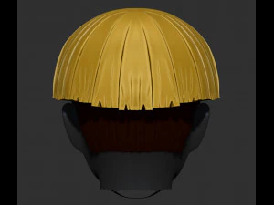 cueball hair style zbrush sculpt 3D Model