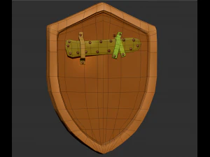 dragon shield sculpt zbrush file 3D Model