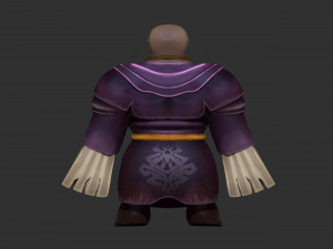 friar ztl sculpt and textures - zbrush model 3Dモデル