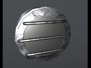 round wall light 3D Модель
