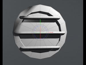 round wall light Modelo 3D