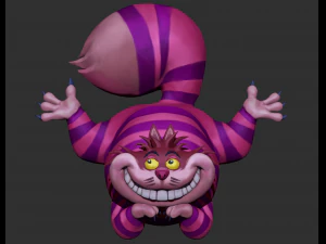 disney chesire cat zbrush sculpture 3D Model