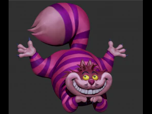 disney chesire cat zbrush sculpture 3D Model
