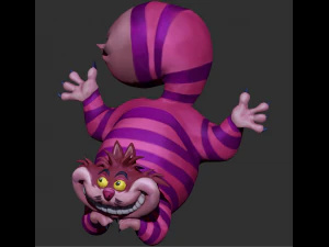 disney chesire cat zbrush sculpture 3D Model
