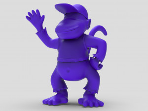diddy kong zbrush sculpture 3D Model