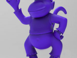diddy kong zbrush sculpture 3D Model
