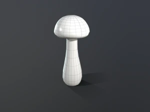mushroom low poly model 3D Model