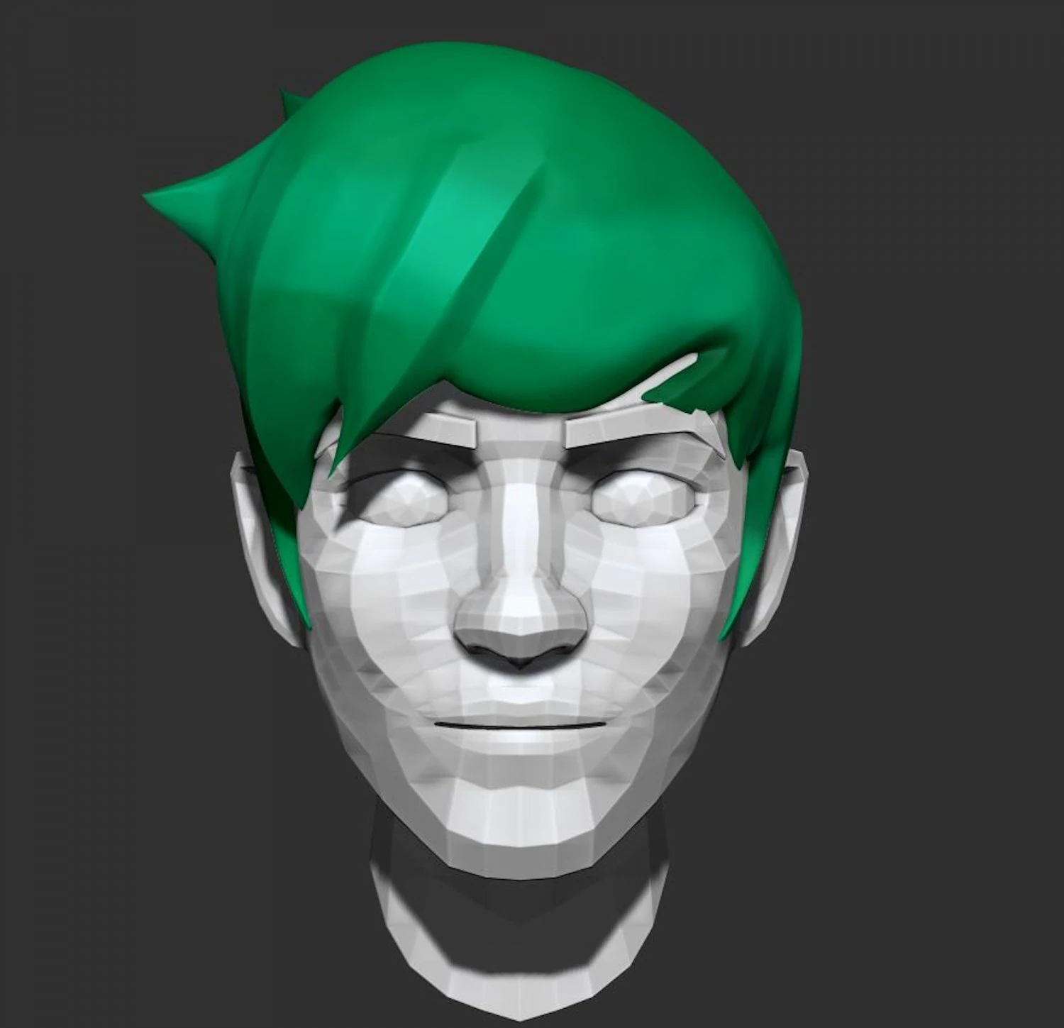 short shag zbrush sculpt and polypaint 3D Model .c4d .max .obj .3ds .fbx .stl .blend 