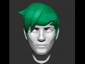 short shag zbrush sculpt and polypaint 3D 모델