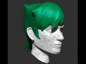short shag zbrush sculpt and polypaint Model 3D