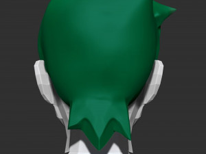 short shag zbrush sculpt and polypaint Model 3D