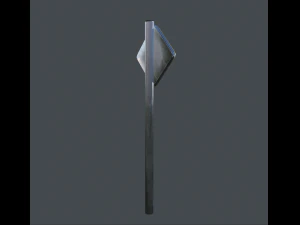 road closed sign 3D Model