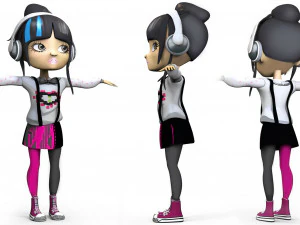 słoneczna rzeźba zbrush i polipaint Model 3D