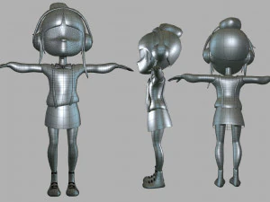 sunny zbrush sculpt and polypaint 3D Model