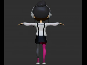 sunny zbrush sculpt and polypaint 3D Model