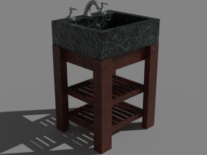 washbasin Modello 3D