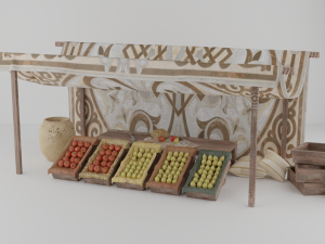 old store Model 3D