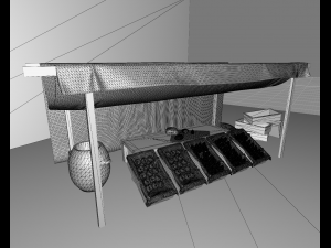 old store Model 3D