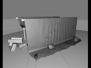 old store Model 3D