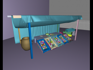 old store Model 3D