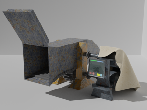 crushing machine 3D Модель