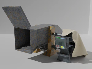 crushing machine 3D Model