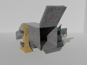 crushing machine 3D Модель