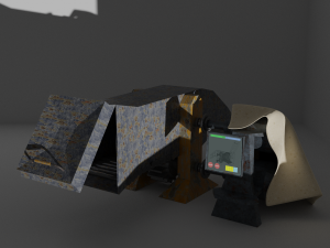 crushing machine 3D Модель