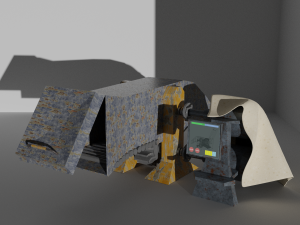 crushing machine 3D Модель