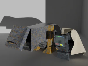 crushing machine 3D Model