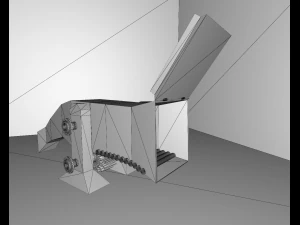 crushing machine 3D Model