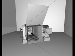 crushing machine 3D Model