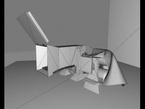 crushing machine 3D Model