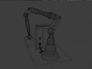 old robot arm 3D Model