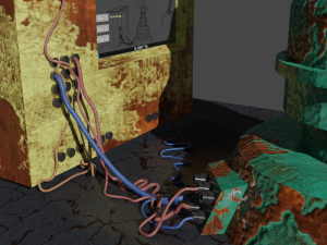 old robot arm Model 3D