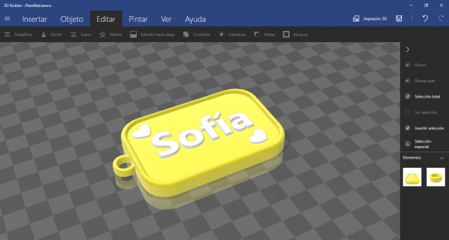 keychain with name sofia 3D प्रिंट मॉडल .c4d .max .obj .3ds .fbx .stl .blend 