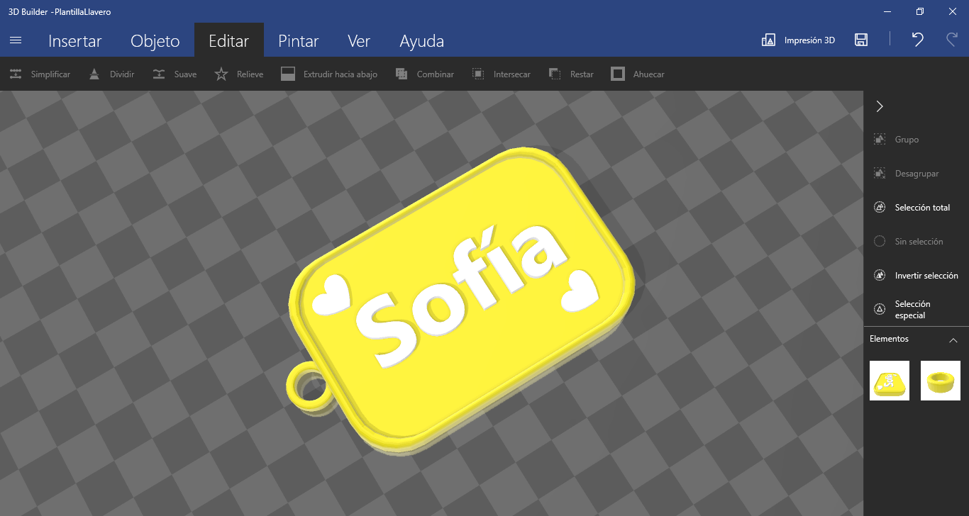 Keychain With Name Sofia Бесплатно 3D Принт Модель In Брелки 3DExport